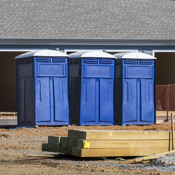 how can i report damages or issues with the portable toilets during my rental period in Mauckport Indiana